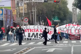 Las protestas se están llevando a cabo en distintos puntos de la Ciudad de México, entre ellos Paseo de la Reforma.