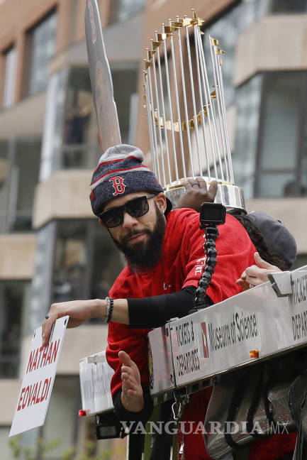 $!Así festejaron los Red Sox de Boston su noveno campeonato