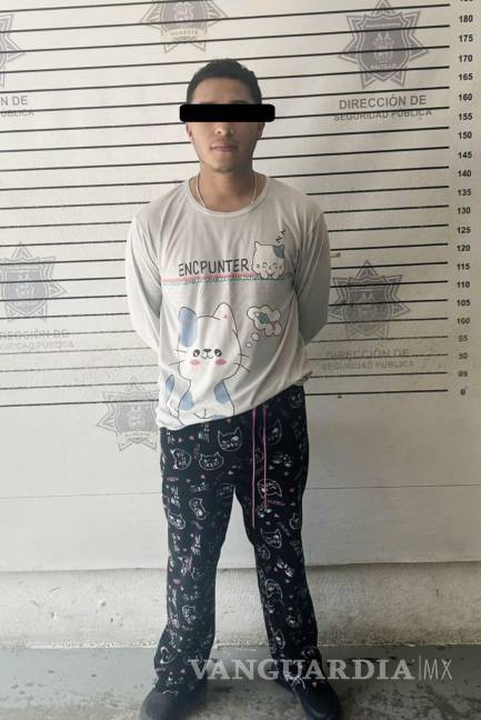 $!Luis Gerardo “N”, otro de los jóvenes detenidos, acusado de ser cómplice en el robo a la joyería en el Centro de Saltillo.