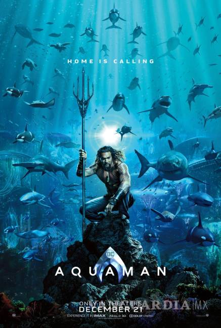 $!Aquaman estrena póster y anuncia su primer tráiler