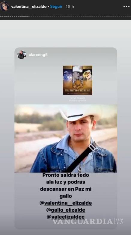 $!El contundente mensaje de Valentina Elizalde a Tano, su tío: 'La verdad saldrá a la luz'