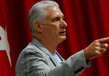 Díaz-Canel dijo que no existe ninguna justificación para que EU lance una agresión armada contra la isla.