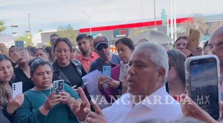 $!Los manifestantes enfrentaron a Padrón García por intentar asumir el liderazgo del movimiento y por las represalias contra los maestros que se sumaron a las protestas.