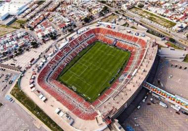 Vista general del ahora llamado Estadio Libertad Financiera, casa del Atlético de San Luis.