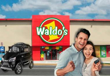 Este es el popular auto eléctrico de venta en Waldo’s. Su costo en promoción es inferior a los 100 mil pesos mexicanos. ¿Ya lo conoces?