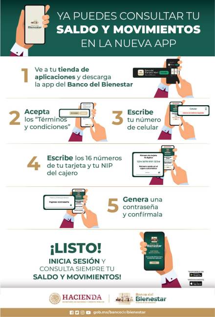 $!Tarjeta del Bienestar... ¿cómo registrarse a la app para consultar saldo de tu apoyo para adulto mayor, discapacidad o Beca Benito Juárez?