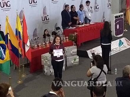 $!Mexicana gana bronce en concurso de ciencia y tecnología en América Latina