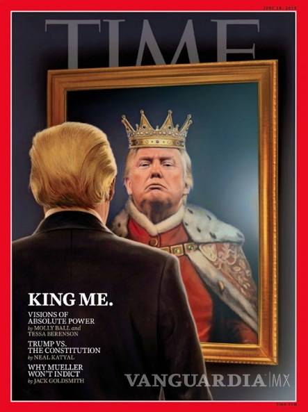 $!Fusionan a Trump y Putin en polémica portada de TIME