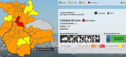 $!Activan precontingencia por ozono en el Valle de México