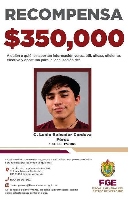 $!Lenin Salvador Córdova Pérez, señalado como presunto responsable del asesinato de la doctora Cristina Ramos Argüello.