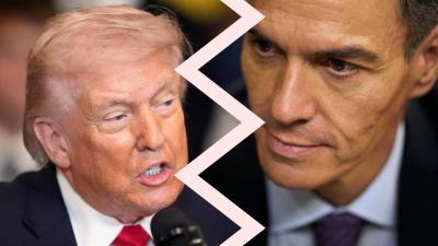 Guerra en Irán distancia al presidente de Estados Unidos, Donald Trump y a su homólogo español, Perdro Sánchez.