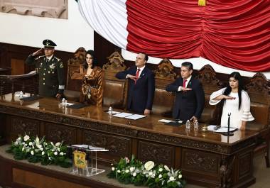 El mandatario estatal mencionó proyectos que han beneficiado a las distintas regiones de la entidad.