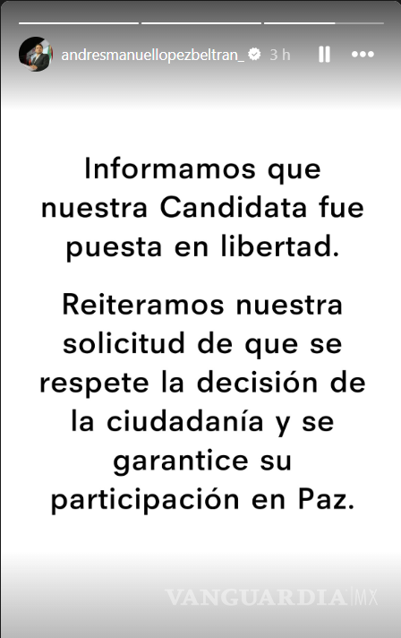 $!Detienen y liberan a Karen Pérez, candidata de Morena, en Durango; fue ‘ilegal’, denuncia Alcalde