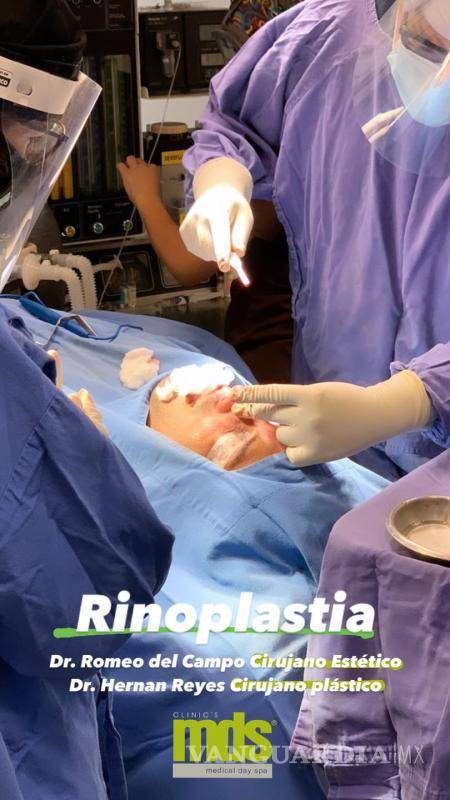 $!Como prueba de su fraude, la foto donde médico se acredita como cirujan son señ