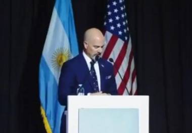 García Harfuch participó en el encuentro internacional para presentar los avances de la Estrategia Nacional de Seguridad de México, cuyos principales objetivos son fortalecer las capacidades de inteligencia, investigación y coordinación entre las instituciones del Estado.