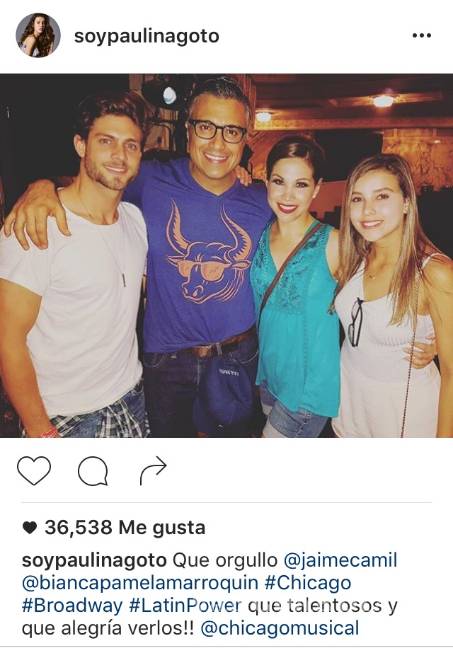 $!Paulina Goto celebra su cumpleaños en Broadway al lado de su amor