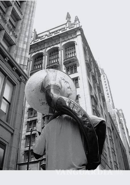 $!‘La tuba de Chicago’. Tomada en la Avenida Milwaukee, en mi primera estancia como trabajador indocumentado. Foto digital. 2018