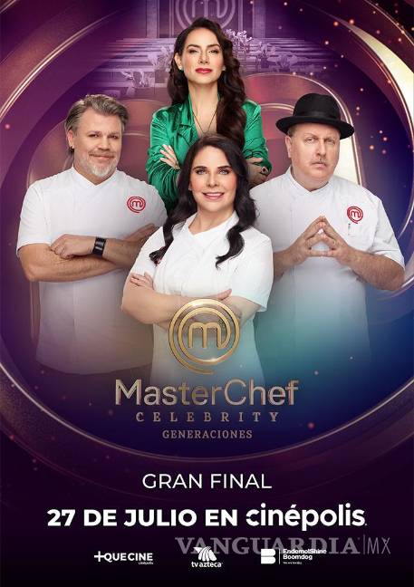 $!La final de MasterChef Celebrity se vivirá en salas de cine en México, aunque Saltillo queda fuera del evento.