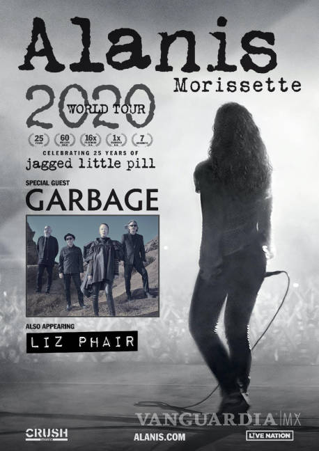 $!Alanis Morissette anuncia gira junto a Garbage