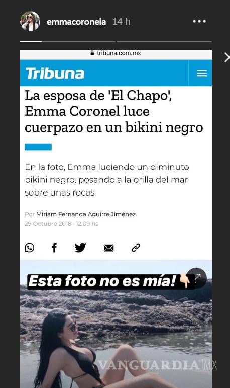 $!Ella es Vanessa Gurrola, la chica del bikini negro que confundieron con Emma Coronel, esposa de 'El Chapo' (Fotos)