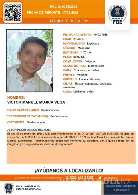 $!Cuerpos calcinados hallados en Zinapécuaro corresponden a familia desaparecida en Morelia