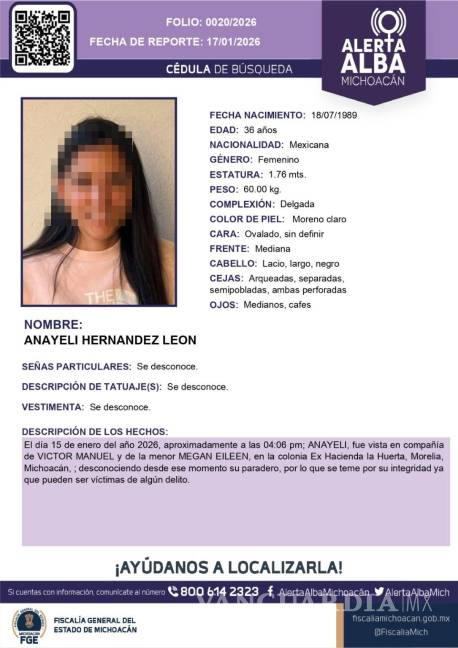 $!Cuerpos calcinados hallados en Zinapécuaro corresponden a familia desaparecida en Morelia