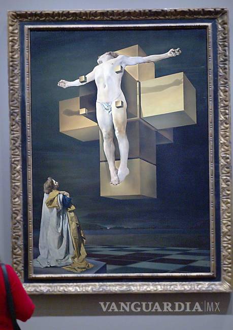 $!Crucifixión Corpus Hypercubicus (1951) del pintor español Salvador Dalí (1904-1989) Museo de Arte de Filadelfia.