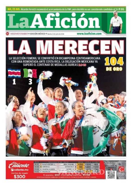 $!El Tri femenil sí hizo cosas ching... y los medios (no todos) las reconocieron