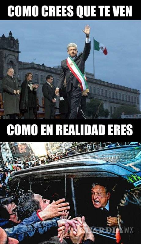 $!AMLO se convierte en #LordDespota luego de confrontar a padre de normalista