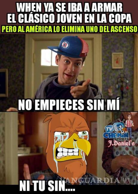 $!Los memes de la derrota del América en Copa MX