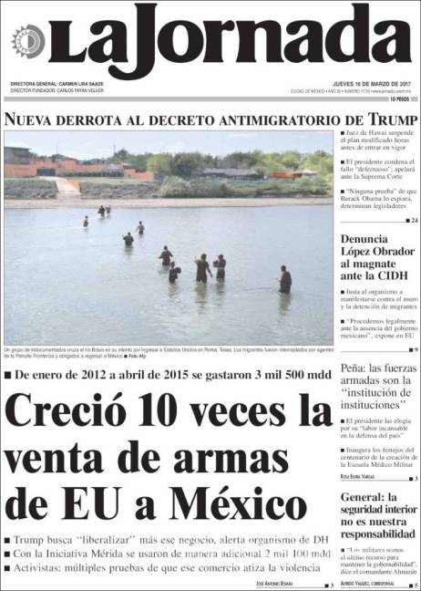 $!Titulares Prensa Nacional 16/03/2017