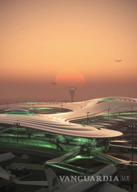 $!El Aeropuerto Internacional Harbin Taiping en China es un surrealista escenario interestelar