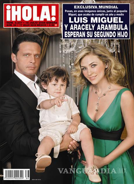 $!Cuando eran pequeños el propio Luis Miguel compartía fotografías y noticias de sus hijos.