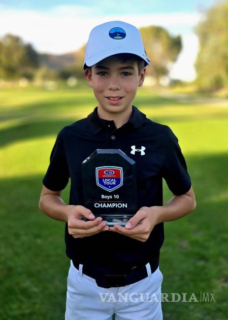 $!Juan Pablo Trejo continúa como líder en la Gira Junior Classic rumbo a su competencia en Las Aves Golf Club.