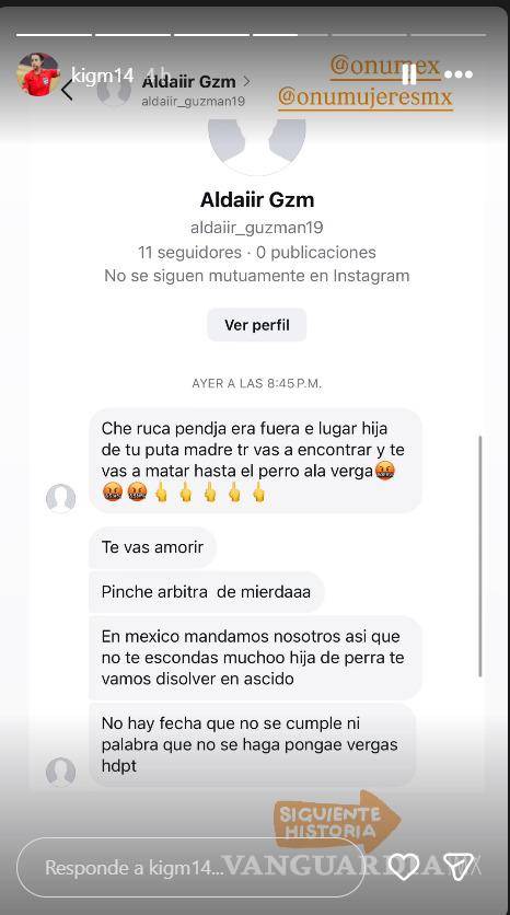 $!Katia Itzel García, que dirigió el duelo de Leagues Cup, denunció amenazas recibidas en redes sociales tras una polémica decisión arbitral.