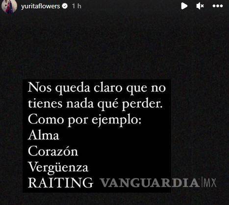 $!La cantante respondió a la postura de Chapoy.