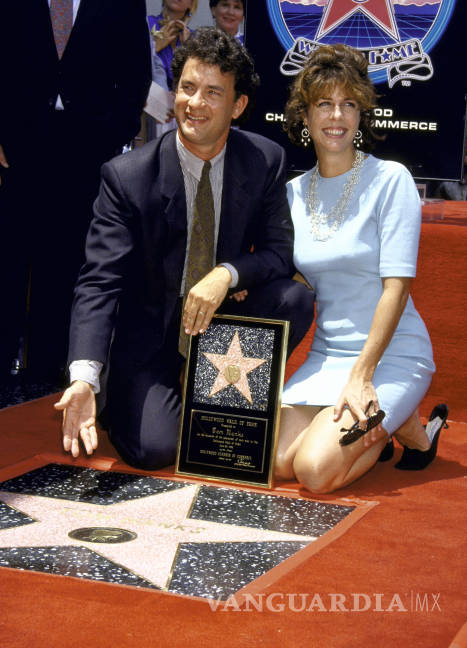 $!¡Tom Hanks y Rita Wilson cumplen 30 años juntos!