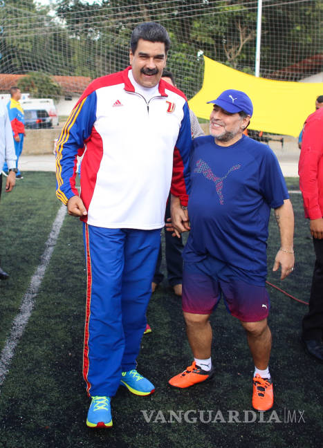 $!Maradona se declara soldado de Nicolás Maduro