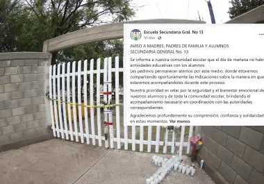 El plantel del ejido La Unión comunicará las próximas indicaciones mediante su página de Facebook. La institución señaló como prioridad la seguridad y el bienestar emocional de su comunidad.