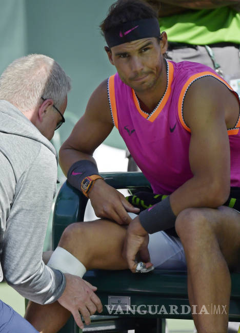 $!Rafael Nadal se retira del Indian Wells y le da el pase a la Final a Roger Federer