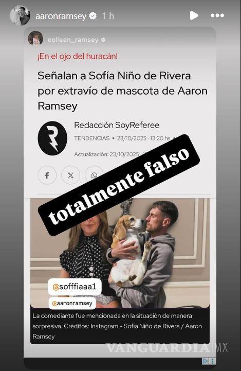 $!Sofía Niño de Rivera fue mencionada indirectamente en el caso, pero Ramsey aclaró que no tiene relación alguna.