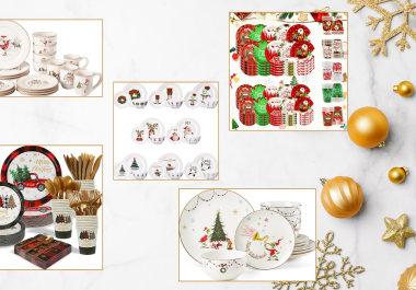 5 vajillas ideales para una cena navideña con estilo