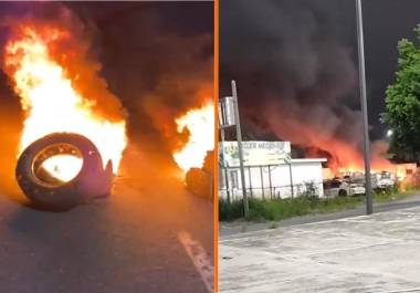 La Vocería de Seguridad de Tamaulipas informó que la mañana del lunes se registraron bloqueos y actos vandálicos en diversos puntos de la ciudad de Reynosa.