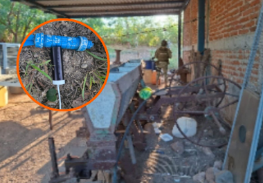 Localizan y destruyen áreas de almacenamiento de precursores químicos y laboratorio inactivo en Culiacán y Cosalá; además, aseguran artefactos explosivos en Badiraguato