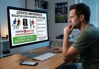 Autoridades alertaron por fraudes en boletos del Mundial 2026 mediante sitios falsos y mensajes engañosos que buscan robar datos personales y bancarios