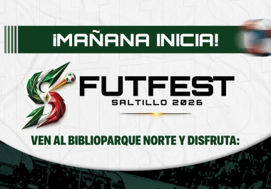 El FutFest ofrecerá transmisiones de partidos, áreas de comida, actividades recreativas y espectáculos para toda la familia.