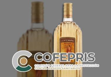 COFEPRIS detectó un lote falsificado de tequila Gran Centenario y exhortó a consumidores y distribuidores a no comercializar ni adquirir el producto.