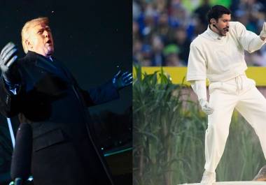 Donald Trump utilizó sus redes sociales para lanzar duras críticas contra el Show de Medio Tiempo protagonizado por Bad Bunny.