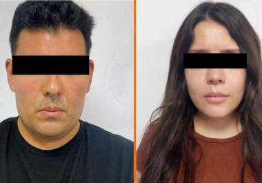 Astrid ‘N’ y César ‘N’ fueron vinculados a proceso por el delito de extorsión y se encuentran internados en los respectivos penales estatales.
