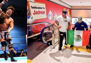 Satoshi Kojima de Japón | luchadores de la CMLL en el aeropuerto de Japón, 2025